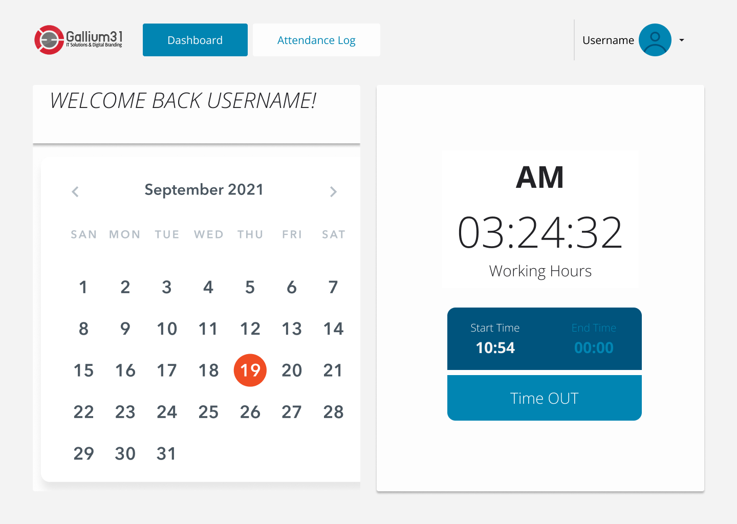 User Dashboard illustration